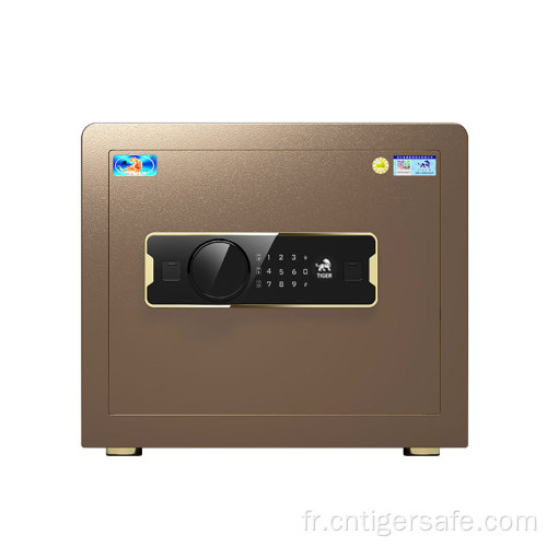 Tiger Safes Classic Series-Brown 35 cm verrouillage électrique de haut